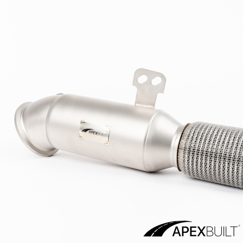 ApexBuilt® B58 Race Downpipe – BMW/GR Supra (B58/B58TU, 2016-25)