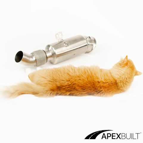 Downpipe de carreras sin gato ApexBuilt® BMW F2X/F3X B58 (2016-18)