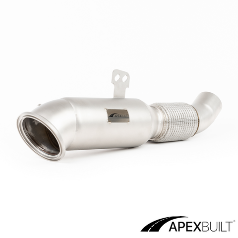 ApexBuilt® B58 Race Downpipe – BMW/GR Supra (B58/B58TU, 2016-25)