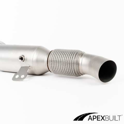 ApexBuilt® B58 Race Downpipe – BMW/GR Supra (B58/B58TU, 2016-25)