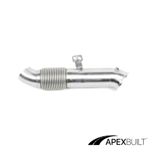 ApexBuilt® B58 4" Exit Race Downpipe – BMW/GR Supra (B58/B58TU, 2016+)