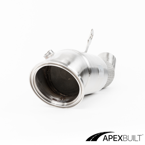 ApexBuilt® B58 GESI High-Flow Catted Downpipe – BMW/GR Supra (B58/B58TU, 2016-2025)