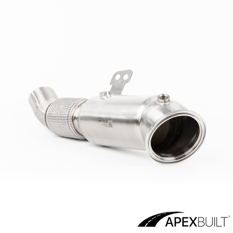 ApexBuilt® B58 GESI High-Flow Catted Downpipe – BMW/GR Supra (B58/B58TU, 2016-2025)