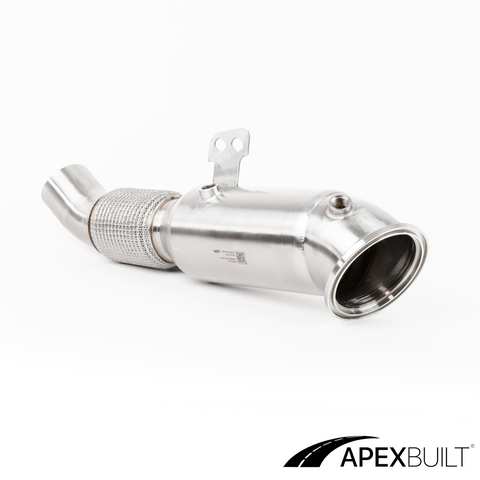 ApexBuilt® B58 GESI High-Flow Catted Downpipe – BMW/GR Supra (B58/B58TU, 2016-2025)