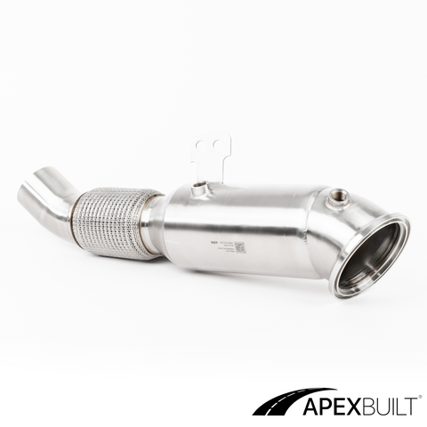 ApexBuilt® B58 Race Downpipe – BMW/GR Supra (B58/B58TU, 2016-2025)