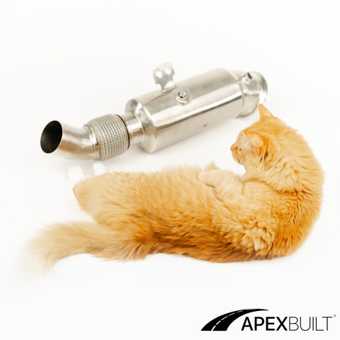 ApexBuilt® B58 5" Resonated Mini-Cat Downpipe (B58-B58TU3, 2016+)