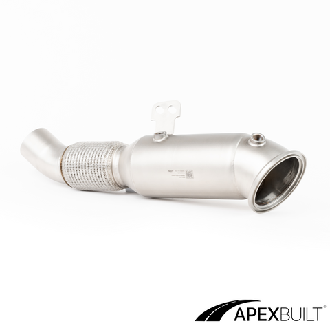 ApexBuilt® B58 Race Downpipe – BMW/GR Supra (B58/B58TU, 2016-25)