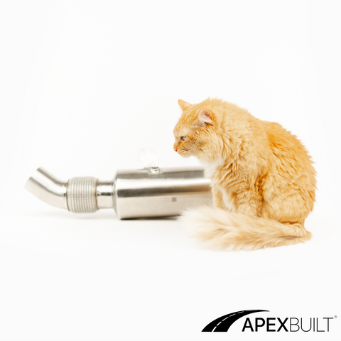 ApexBuilt® B58 5" Resonated Mini-Cat Downpipe (B58-B58TU3, 2016+)