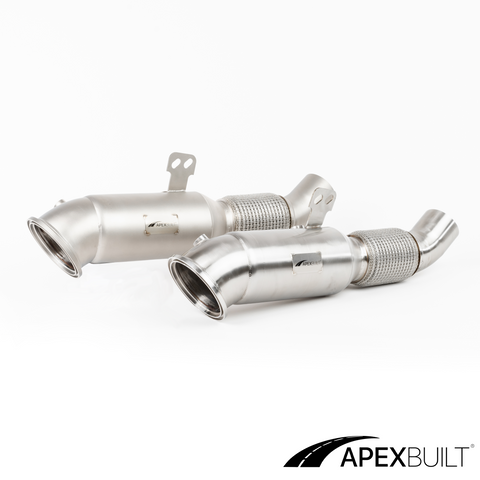 ApexBuilt® B58 GESI High-Flow Catted Downpipe – BMW/GR Supra (B58/B58TU, 2016-2025)