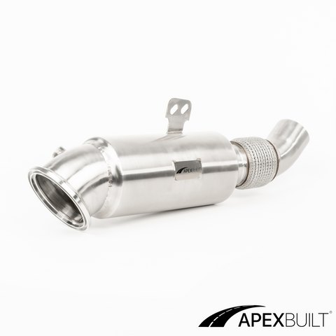 Downpipe de carreras sin gato ApexBuilt® BMW F2X/F3X B58 (2016-18)