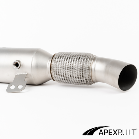 ApexBuilt® B58 Race Downpipe – BMW/GR Supra (B58/B58TU, 2016-25)