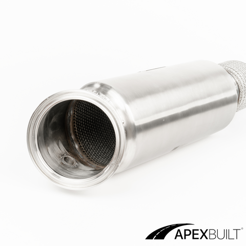 Downpipe de carreras sin gato ApexBuilt® BMW F2X/F3X B58 (2016-18)