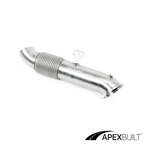 ApexBuilt® B58 4" Exit Race Downpipe – BMW/GR Supra (B58/B58TU, 2016+)