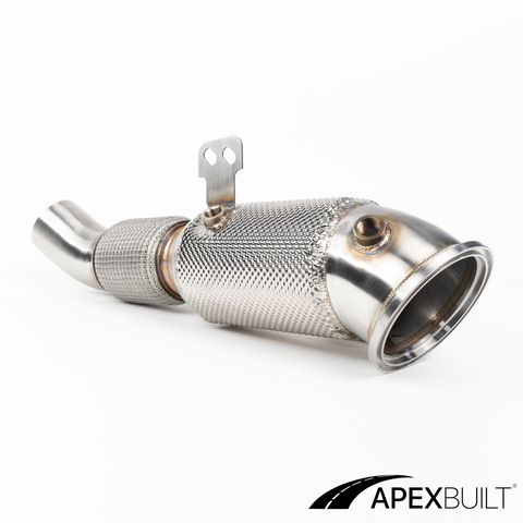 ApexBuilt® B58 GESI High-Flow Catted Downpipe – BMW/GR Supra (B58/B58TU, 2016-2025)