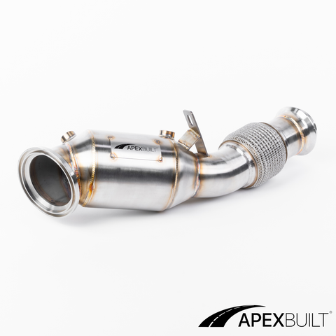 ApexBuilt® B46 GESI High-Flow Catted Downpipe – BMW/GR Supra (B46 2.0L, 2016-2025)