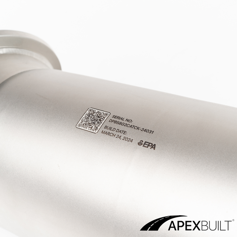 ApexBuilt® B58 GESI High-Flow Catted Downpipe – BMW/GR Supra (B58/B58TU, 2016-2025)