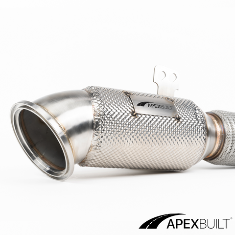 ApexBuilt® B58 GESI High-Flow Catted Downpipe – BMW/GR Supra (B58/B58TU, 2016-2025)