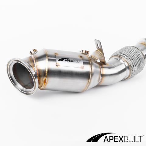 ApexBuilt® B46 GESI High-Flow Catted Downpipe – BMW/GR Supra (B46 2.0L, 2016-2025)