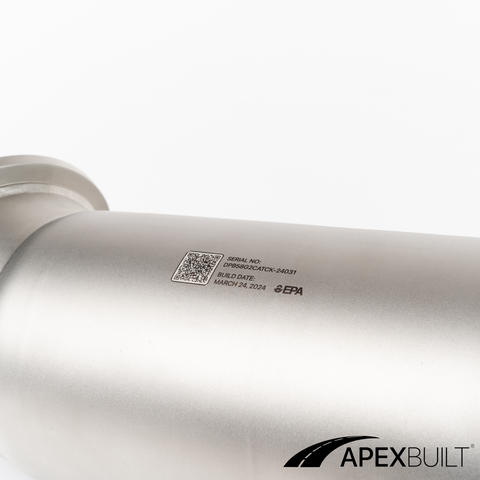 ApexBuilt® B58 GESI High-Flow Catted Downpipe – BMW/GR Supra (B58/B58TU, 2016-2025)