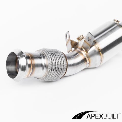 ApexBuilt® B46 GESI High-Flow Catted Downpipe – BMW/GR Supra (B46 2.0L, 2016-2025)