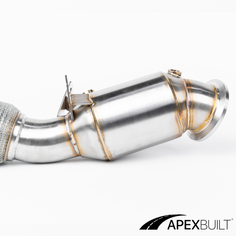 ApexBuilt® B46 GESI High-Flow Catted Downpipe – BMW/GR Supra (B46 2.0L, 2016-2025)