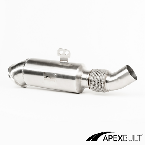 ApexBuilt® B58 5" Resonated Mini-Cat Downpipe (B58-B58TU3, 2016+)