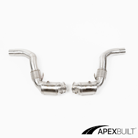 BMW G-Chassis N63TU3 GESI High-Flow Catted Downpipes (N63TU3, 2019+)